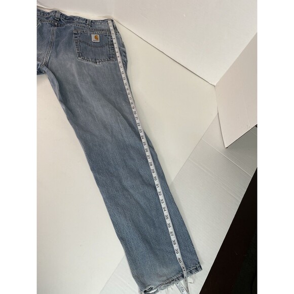 Carhartt Women’s Jeans, 18x32, WB160 VIO, Workwear, Straight leg, Distressed - Picture 9 of 9